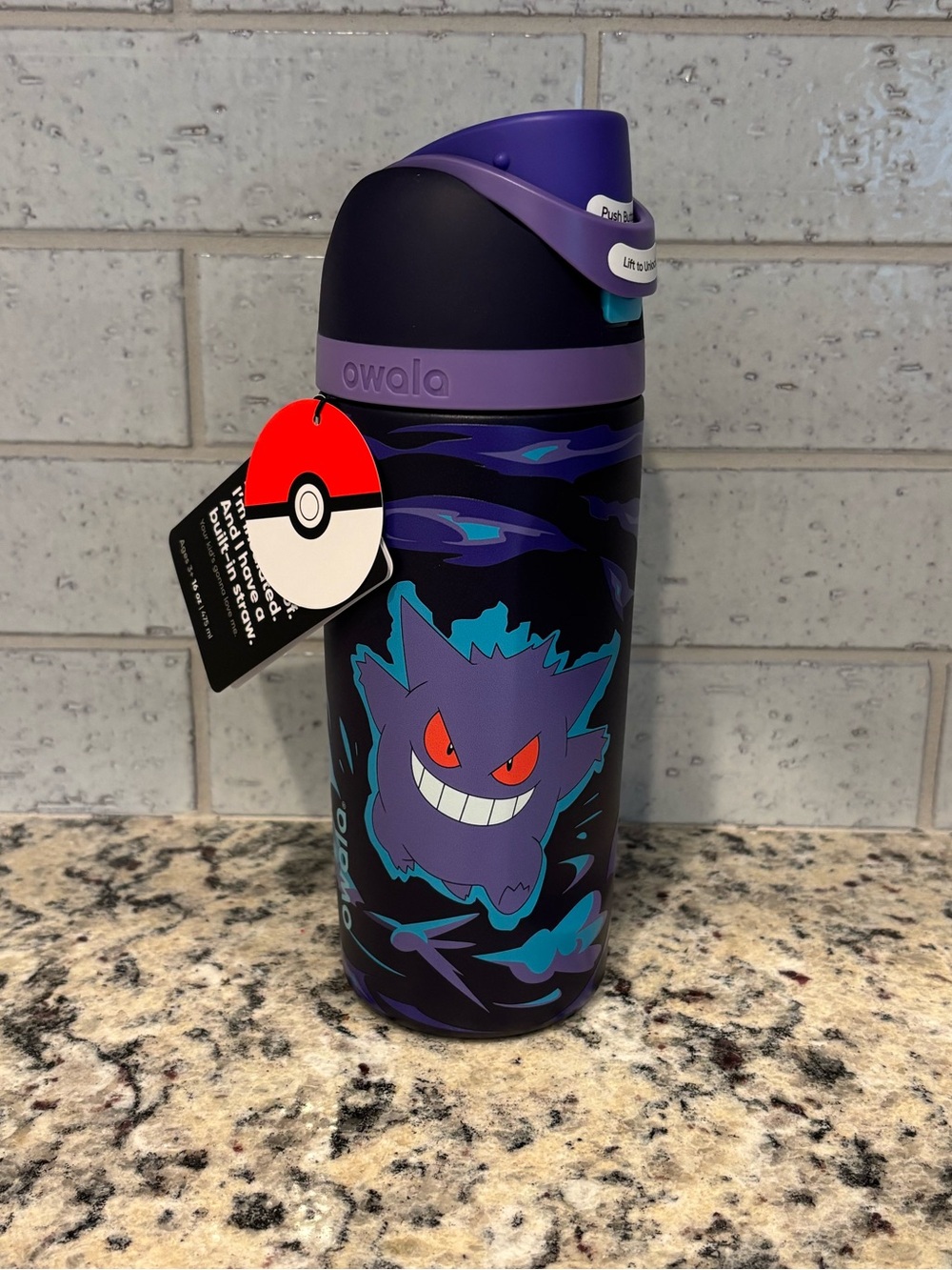 Owala Pokémon Gengar Stainless Drink Bottle - Purple